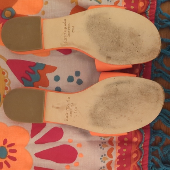 Kate Spade orange Slippers - Picture 3 of 5